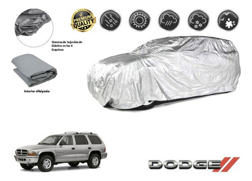 Lona Cubreauto Afelpada Premium Dodge Durango 5.2l 2000