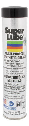 Cartucho Sintético Grease Super Lube 21036 De Nlgi 2 De 90 M