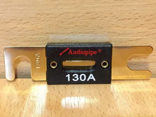 Fusible Anl Audiopipe 130 Amp 32 Volts 24 K Gold Anl-130a