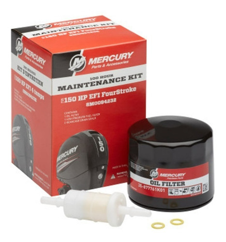 Kit Manutenção Mercury 150hp 4 Tempos 100 Horas Original