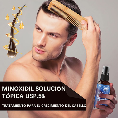 Spray Minoxidil 5% Crecimiento Sérum Para Cabello Y Barba