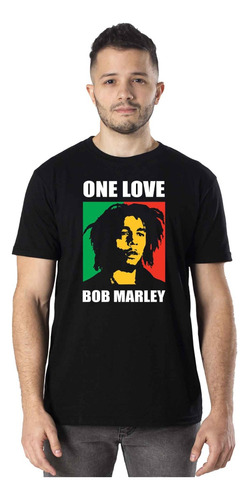 Remeras Hombre Bob Marley One Love Reggae |de Hoy No Pasa|5v