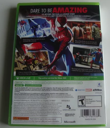 O ESPETACULAR HOMEM ARANHA 2: [# INÍCIO] XBOX 360 - Legendado em PT-BR. 