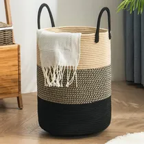 Comprar Cesto De Ropa Sucia De Cuerda Tejida, Cesto De Ropa Sucia Al