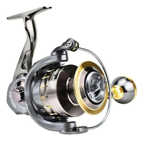 Carrete De Pesca Carrete Giratorio De Metal 12,5 Kg Max Drag