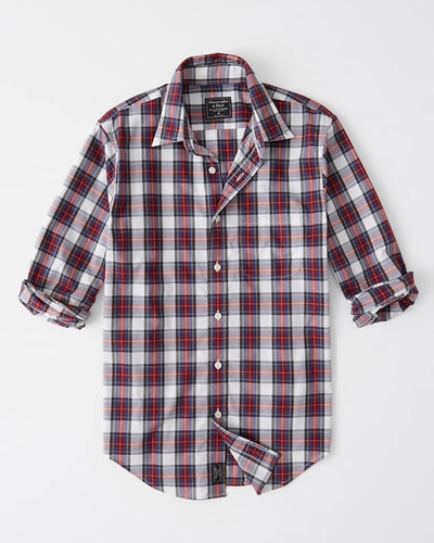 Camisa Abercrombie & Fitch Cuadros 125-125-0792-108