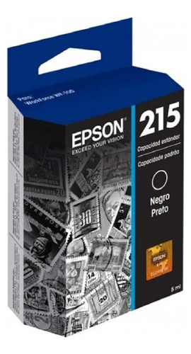 Cartucho De Tinta Original Epson 215 Wf-100 Negro T215120