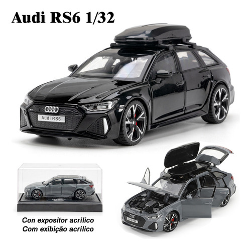 Audi Rs6 Avant Miniatura Metal Coche Colección De Regalos