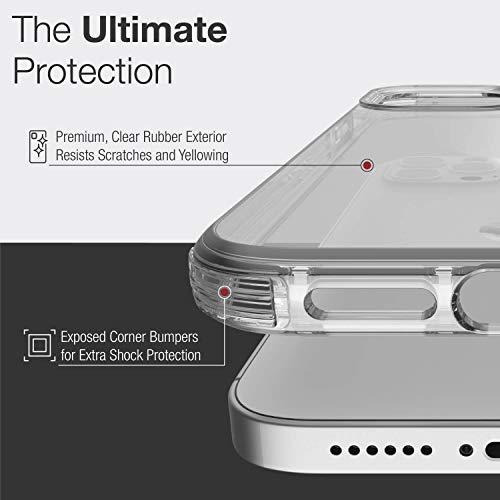 Raptic Carcasa Transparente Para iPhone 12 Pro Max Goma