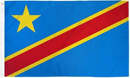 Vista Flags 3x5 República Democrática Del Congo Bandera País