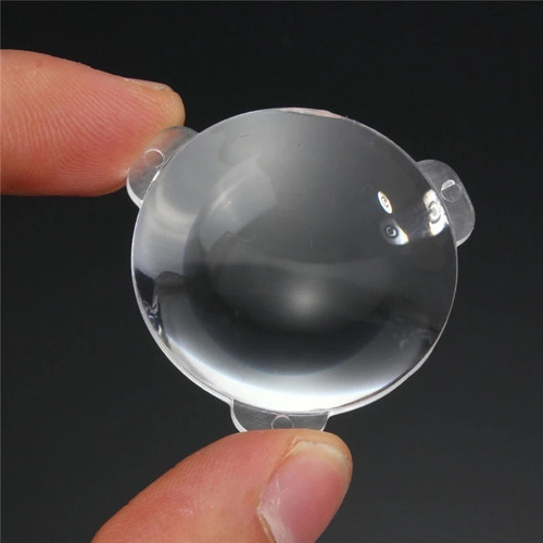 Lentes Biconvexas De 25mm Com Abas Para Google Cardboard