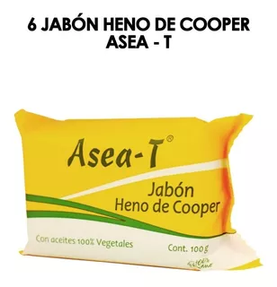 6 Jabón Heno De Cooper Asea - T