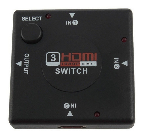 Mini Switch Hdmi 1 A 3 Hd Sin Control