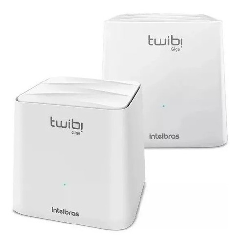 Roteador Intelbras Twibi Giga Mesh Wifi Wirelless 2 Unidades