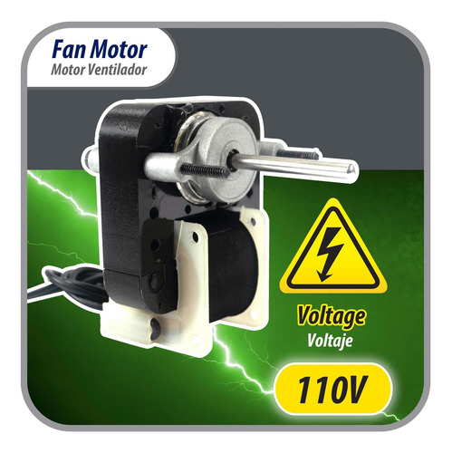 Motor Vent. Evaporador Universal Kit Em670 110v Aspa 4 - 5.4