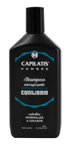 Shampoo De Hombre Capilatis Energizante Equilibrio X 370 Ml