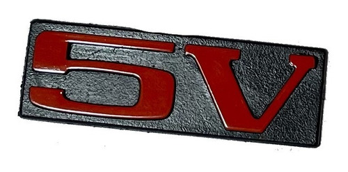 Insignia Emblema 5v Peugeot 504 Rojo