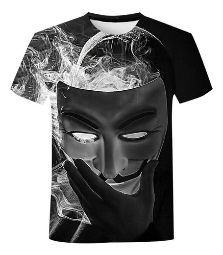 Rt Nueva Playera Con Estampado 3d De La Película V For