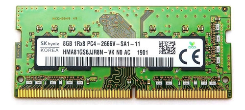 Remate Memoria Notebook Sk Hynix 8gb 1rx8 Ddr4 Pc4-2666 Mhz