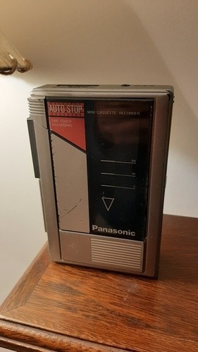 Casetera Portátil Vintage Panasonic Rq-345 Leer Descripción 