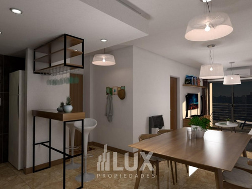 Departamento Un Dormitorio Al Contrafrente Con Balcón En Construcción - Abasto