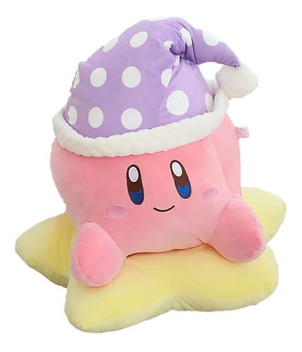 Peluche Kirby Con Gorro De Noche 25 Cm Nintendo