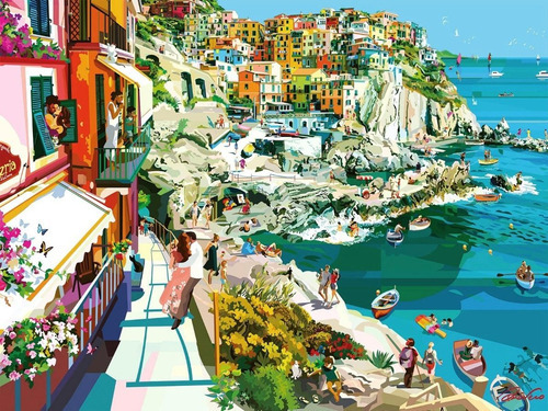 Ravensburger Rompecabezas: Romance En Cinque Terre