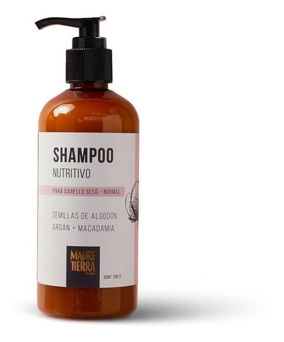 Shampoo Nutritivo Cabello Seco-normal Madre Tierra