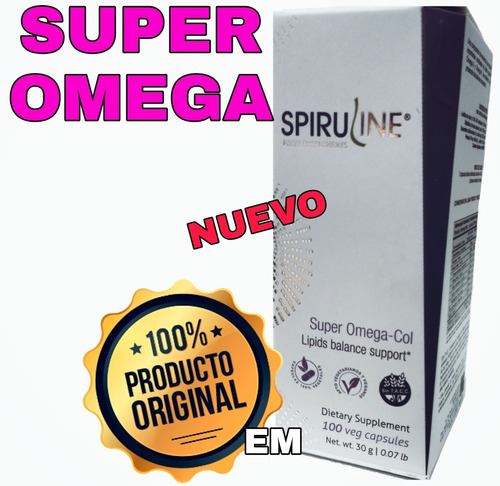 Spiruline Colesterol X 100 Spirulina Super Omega Premium