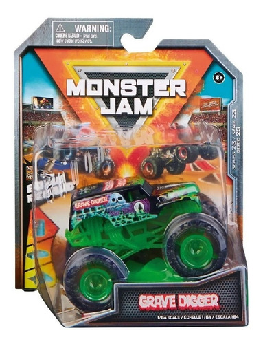 Monster Jam Auto Camioneta Metal Escala 1:64 Juguete 58701 C