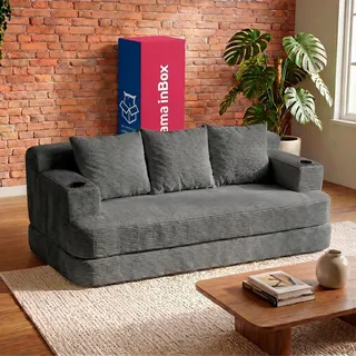 Sofa Cama Nami 188m Xpand Tech Tecido Veloure Cama Inbox