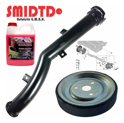 Tubo Agua Y Polea Cooper Paceman John Works Hatchb 13-16 1.6