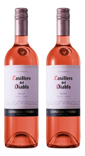 Kit 2 Vinhos Casillero Del Diablo Rosé 750ml Concha Y Toro