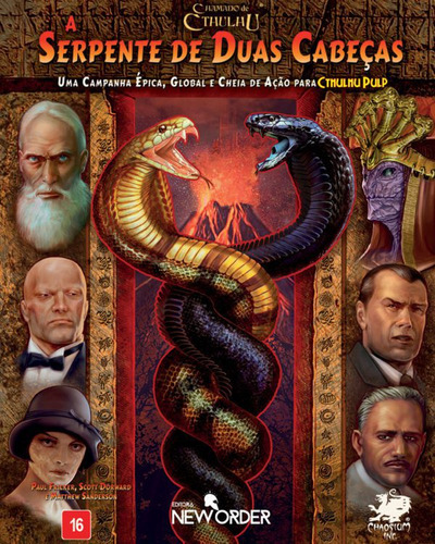 A Serpente De Duas Cabecas: Chamado De Cthulhu, De #n/a. Série Chamado De Cthulhu, Vol. 1. Editora New Order, Capa Dura, Edição 1 Em Português, 2022