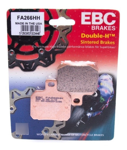 Pastillas Freno Tras Ducati 899 Panigale 14-15 Ebc Fa266hh