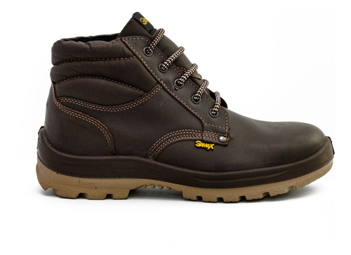 Botin Seguridad Gamax 113 Punta Pvc Cuero Flor Dieléctrico