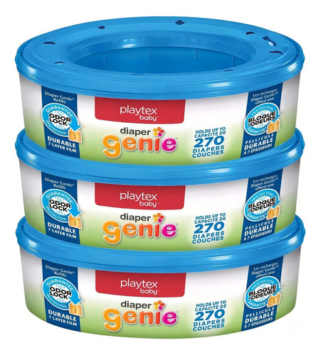 Zya Bolsas De Reposição Playtex Diaper Genie Reabastece 810