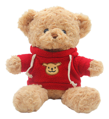 Oso De Peluche De 30 Cm Con Capucha, Regalo De Navidad,
