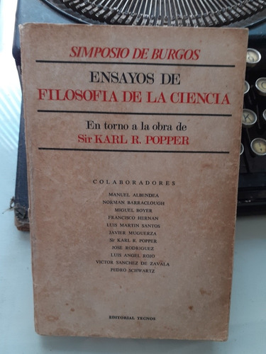 Ensayos De Filosofía De La Ciencia En Torno A Karl Popper