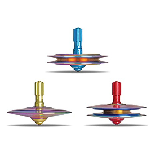 Ufo Tops | Metal Spinning Tops | Triangulum Series Coll...