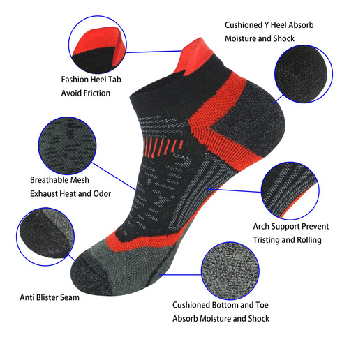 Bauvale - Calcetines De Compresión Para Hombre, Antiolor, De