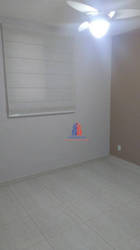 Apartamento Com 3 Dormitórios À Venda, 50 M² Por R$ 240.000 - Spazio Aramis - Jardim Progresso - Americana/sp - Ap1129