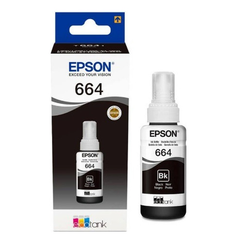 Tintas Epson T664 Negro Original Ecotank Serie L