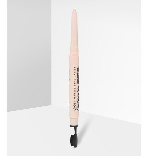 Delineador Retráctil Nyx Professional Makeup Color White Smoke Con Acabado Mate