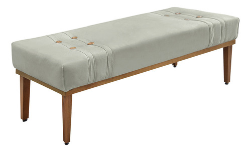 Kit Recamier E Cabeceira Santorini Spz 195cm King Veludo Cor Prata-2223
