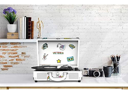 Victrola Vsc-400sb-cnv Bluetooth Maleta Tocadiscos Lona Con