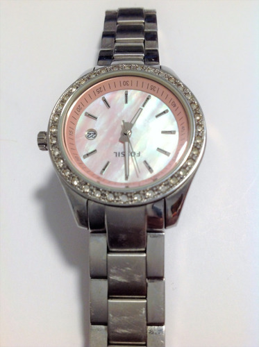 Reloj Fossil Genuino Pulsera Stella Mini Tone Silver Es-2999 (Usado)