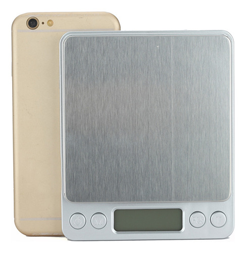 . Báscula Electrónica De Cocina De 3 Kg Con Pantalla Lcd Y