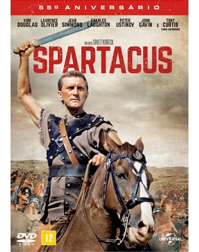 Dvd Filme Spartacus - Original-lacrado-lendário Kirk Douglas