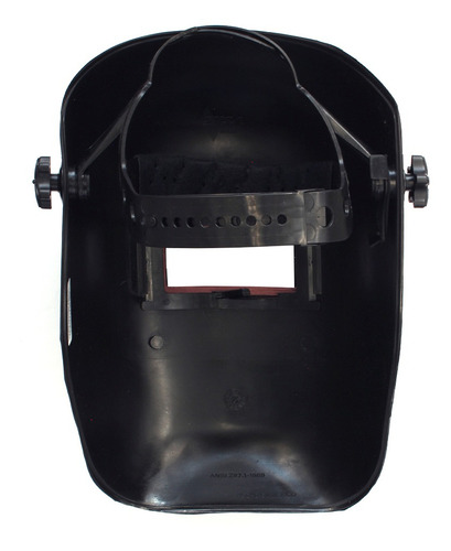 Careta Para Soldar Sombra Fija Infra Uso Industrial Color Negro
